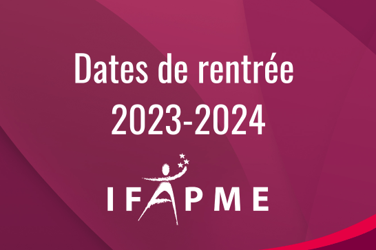 Visuel présentant les dates de rentrée pour l'année 2023-2024