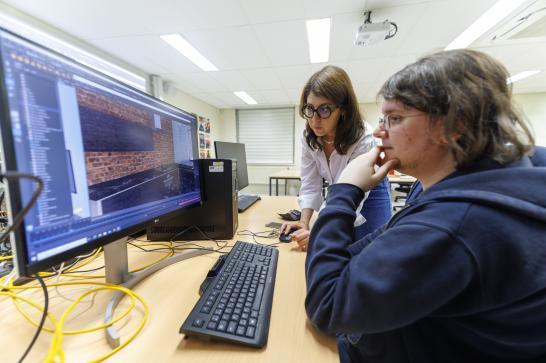 Métiers - Informatique-Numérique - Apprenant et Formatrice - Centre IFAPME de Liège