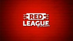 Logo de présentation de la formation en maçonnerie "Red League" en collaboration avec l'IFAPME et Thomas & Piron